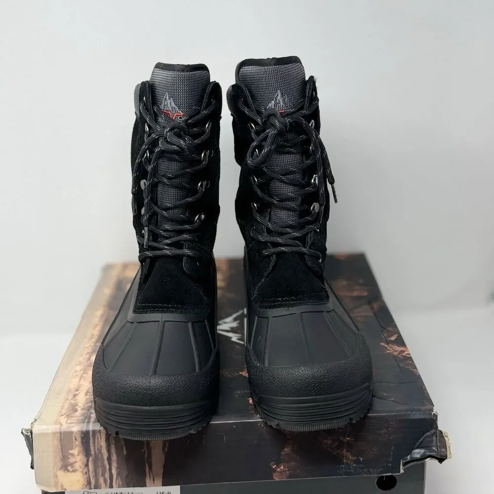 NORTIV 8 Terrex-2M Men’s Snow Boots Black US 9 3M Thinsulate STORE MODEL